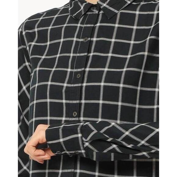 Cissa The Bib Button Down Shirt in Warsdale Plaid XS - Picture 2 of 3
